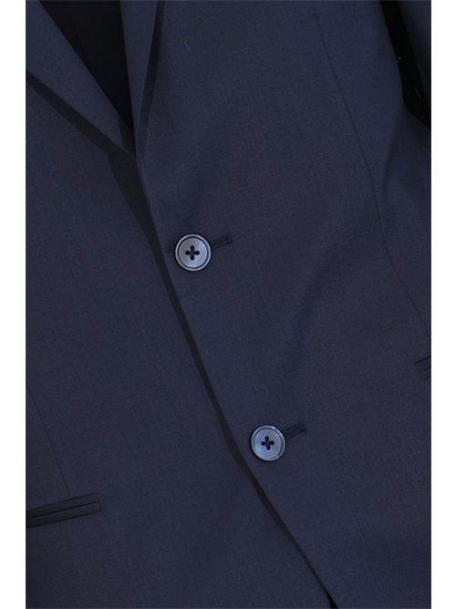 Abito monopetto in lana Blu Cc Corneliani | 277R98 2768303 7R005